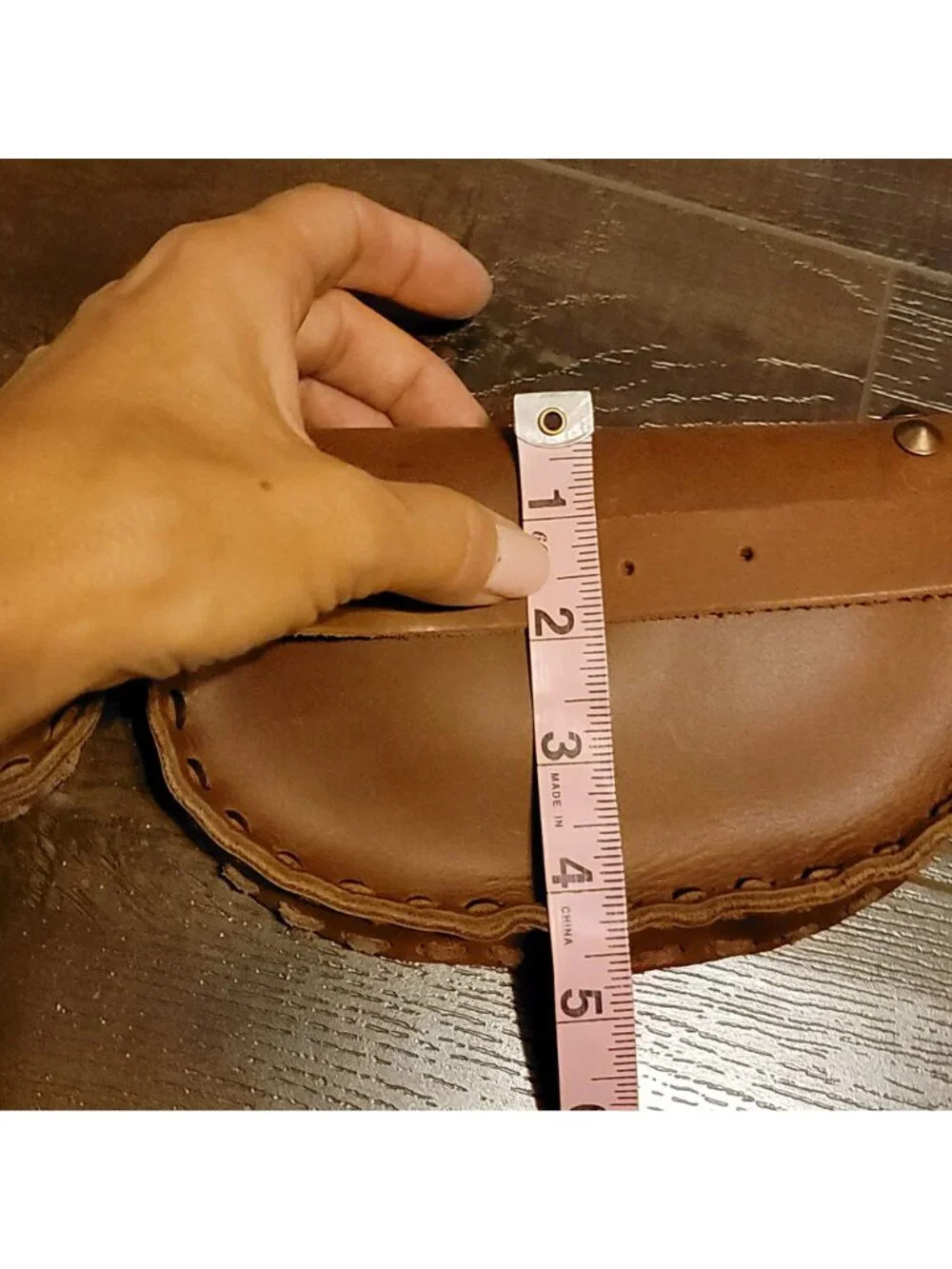 Free People Lucky Stars Leather Pocket Belt Country Western Festival Womens S M